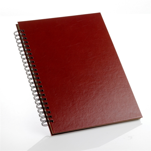 Scrapbog - Scrapbøger rødbrun italiensk kunstlæder